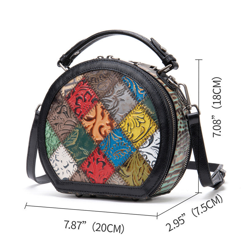 Genuine Leather Handbags Mini Handbag Retro Single Shoulder Cjdropshipping
