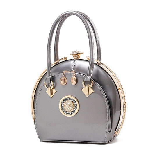Bright leather high-end handbags noble fashion trend Cjdropshipping