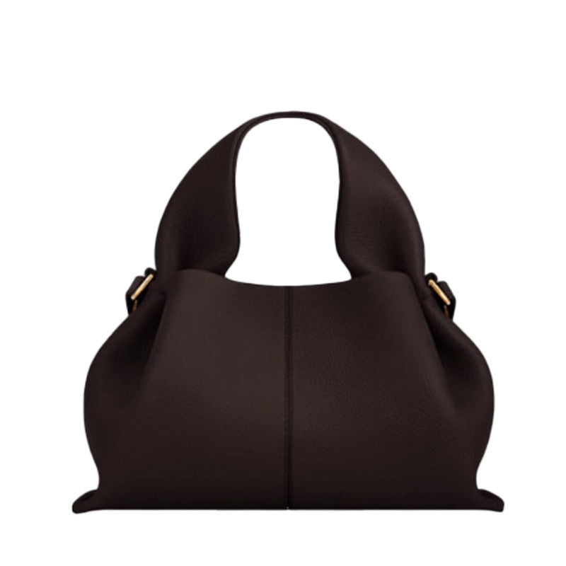 polene cloud bag, genuine leather French dumpling bag, high-end hand-held crossbody bag for women Hypersku