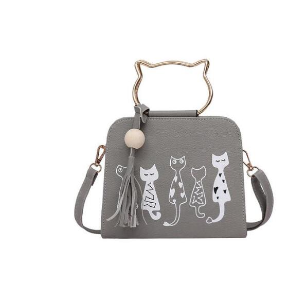 Cartoon Four Cats Crossbody Bag eprolo