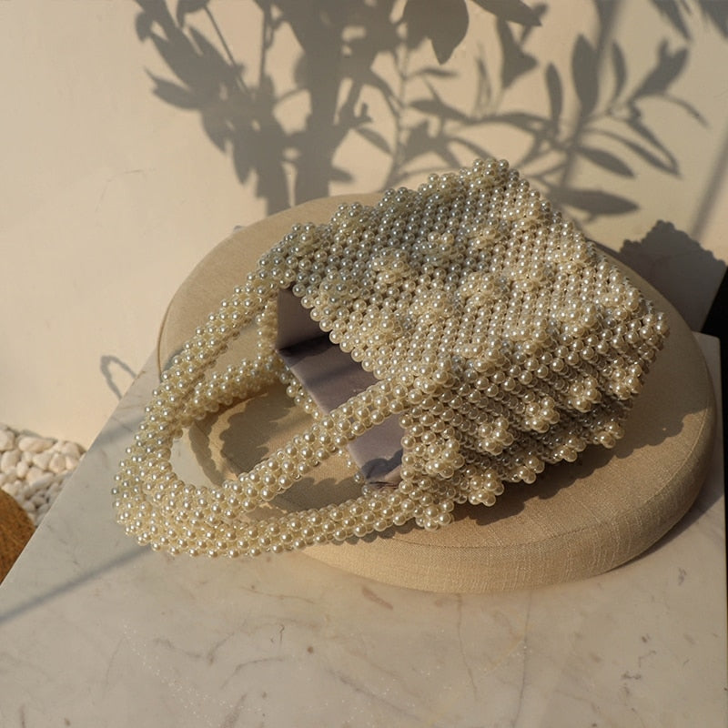 Handmade Pearl Evening Tote Box eprolo