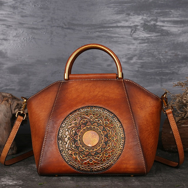 Genuine Leather Retro Shoulder Messenger Bag eprolo