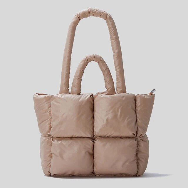 Fluorescent Green Quilted Padded Tote eprolo