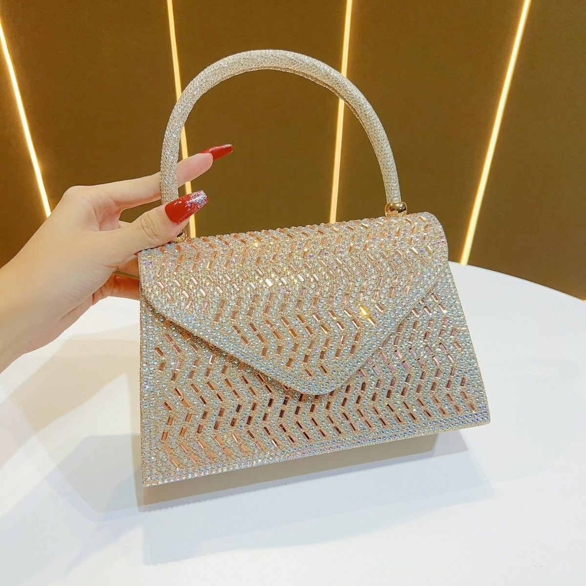 Rhinestone Evening Princess Bag Classy’s