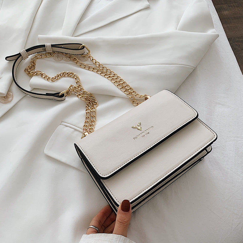 version single-shoulder bag design crossbody bag chain women's bag Chic all square bag for commuting Hypersku