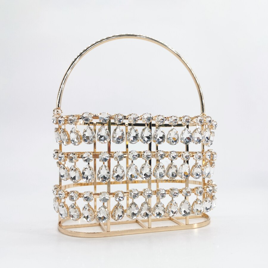 Crystal Rhinestone Velvet Evening Clutch eprolo