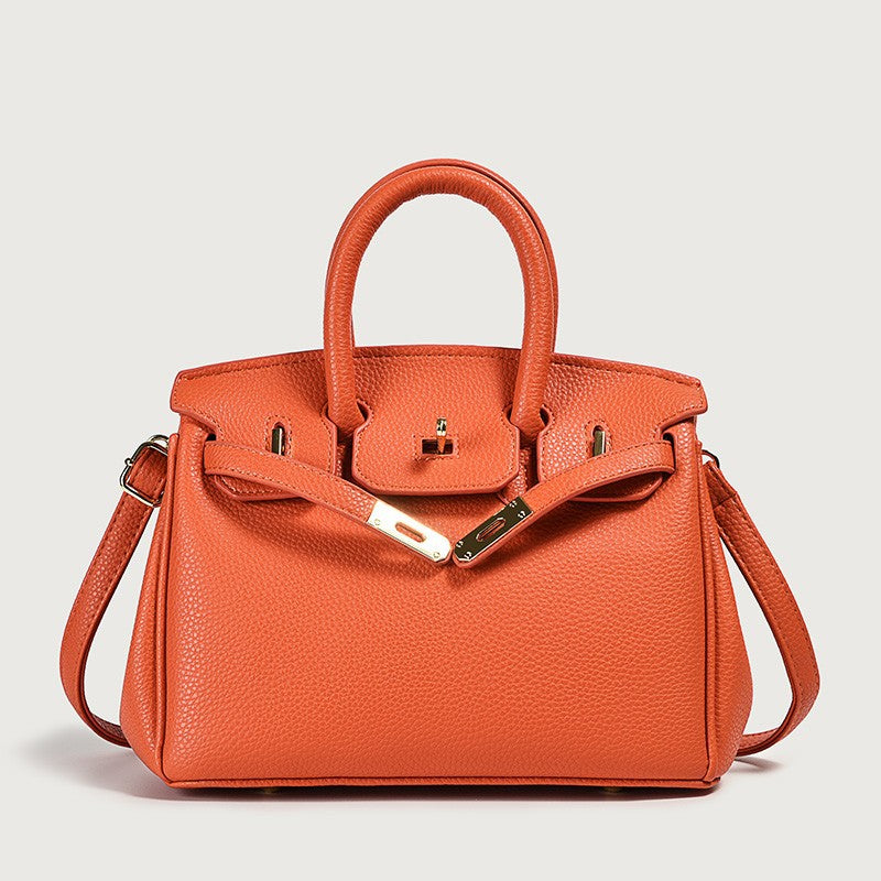 Vegan PU Leather Top Handle Tote eprolo