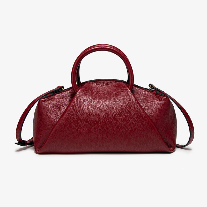 Solid color single-shoulder bag for ladies, beautiful handbag, pleated cloud bag, casual and versatile, hand-held Hypersku