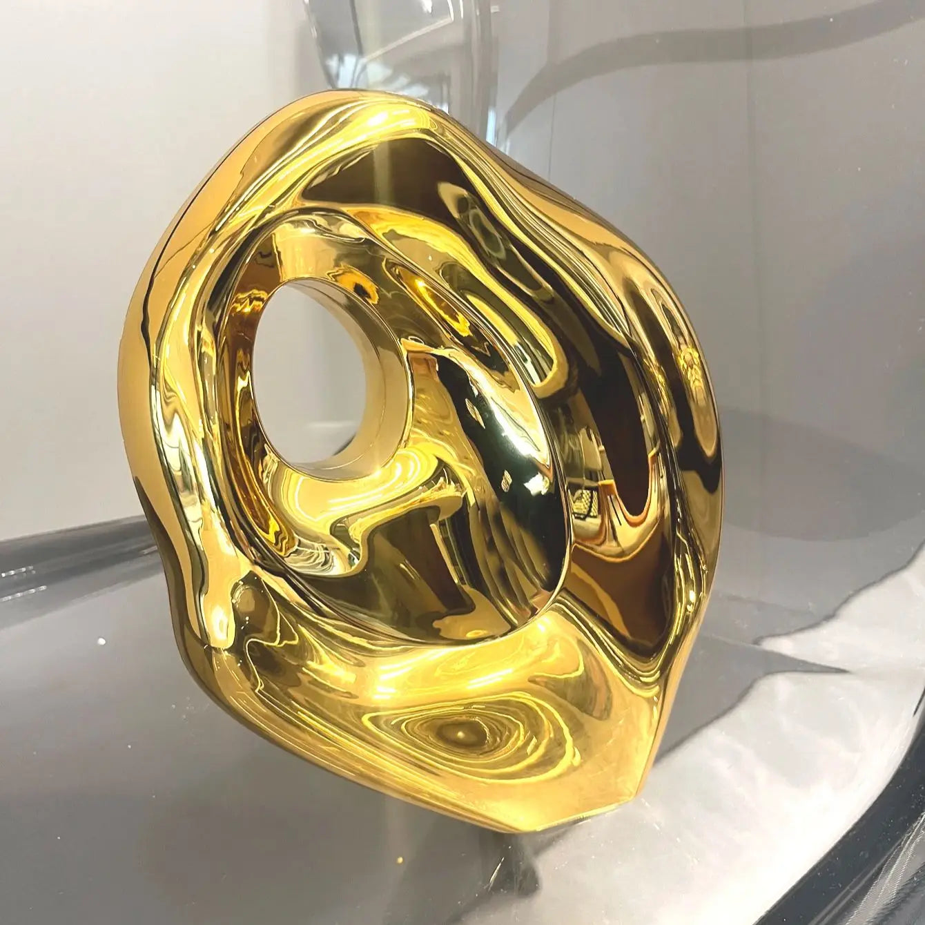 Golden Evening bag Purses and handbag luxury Designer shoulder bags funny shape Party Wedding Acrylic Shiny Clutch purse eprolo