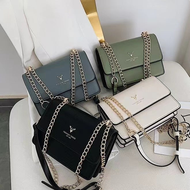 version single-shoulder bag design crossbody bag chain women's bag Chic all square bag for commuting Hypersku