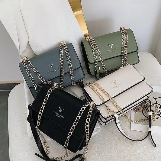 version single-shoulder bag design crossbody bag chain women's bag Chic all square bag for commuting Hypersku