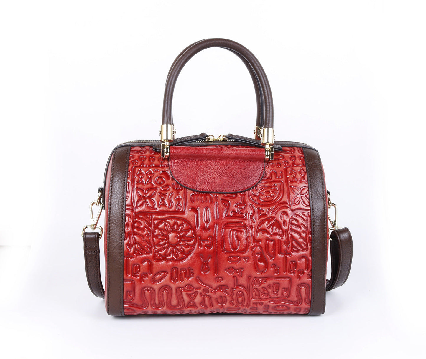 Retro Three-dimensional First Layer Cowhide Shoulder Handbag Cjdropshipping