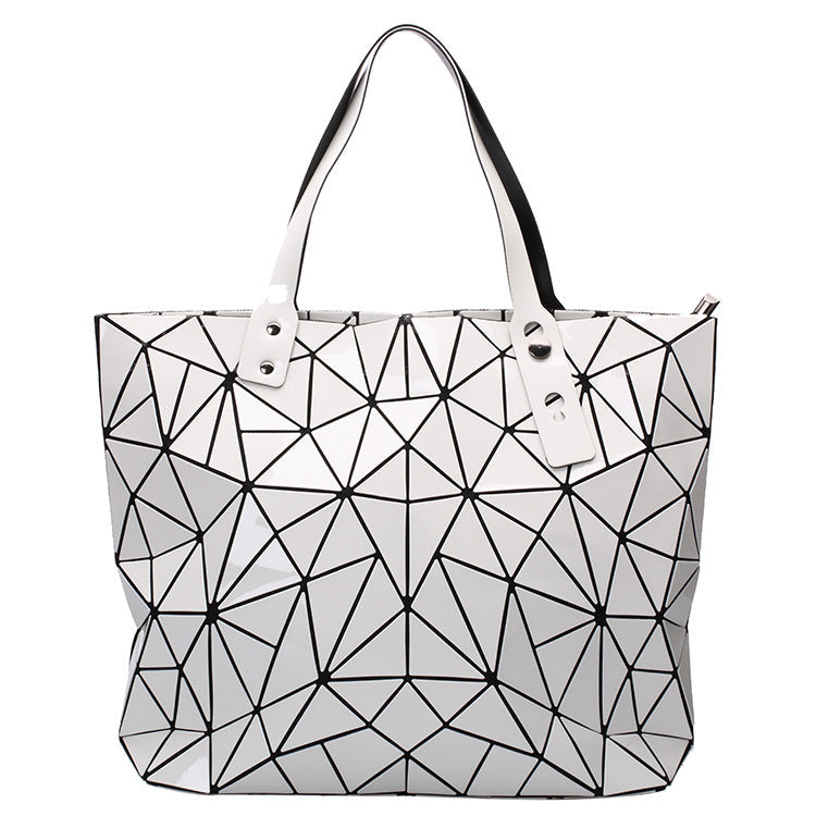 Geometric PU Large Tote Classy’s