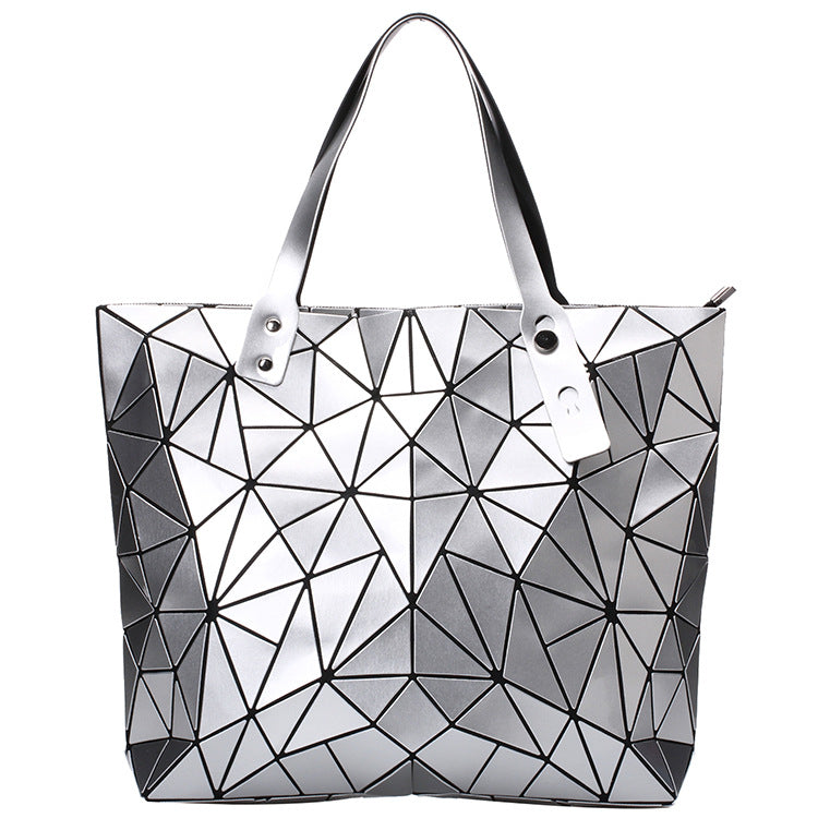 Geometric PU Large Tote Classy’s