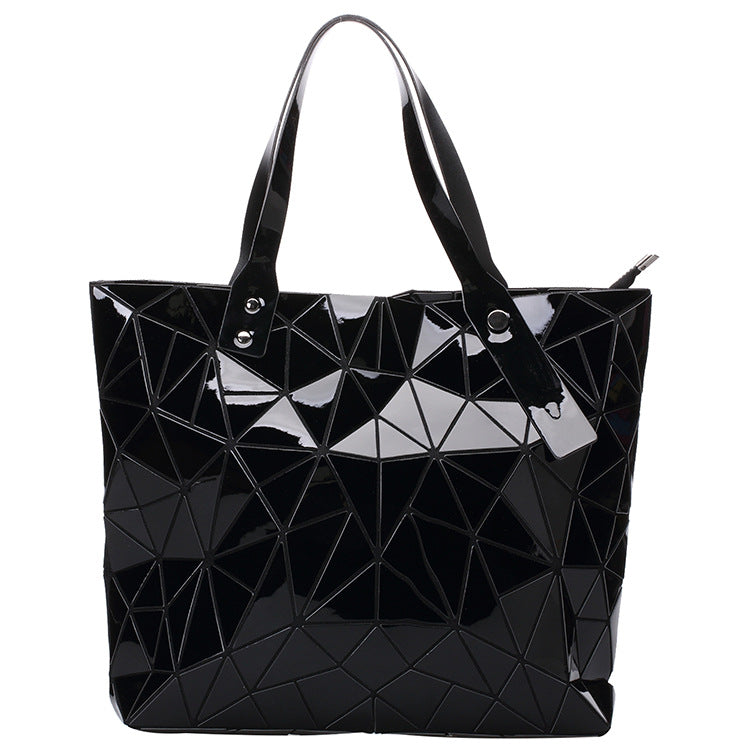 Geometric PU Large Tote Classy’s