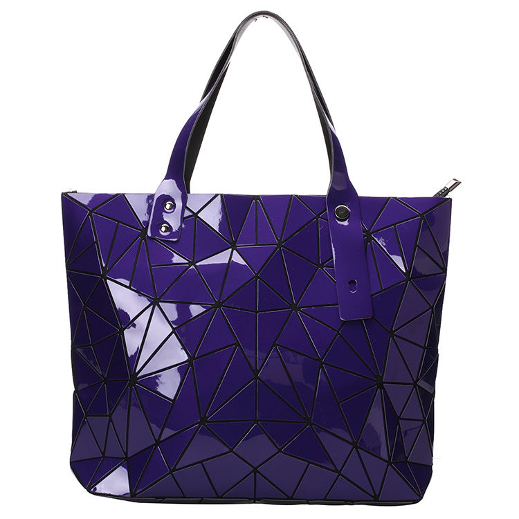 Geometric PU Large Tote Classy’s