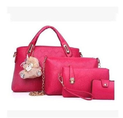 2020 autumn and winter new handbags, bear all-match four-piece suit, messenger handbags, fashion ladies bags wholesale Classy’s