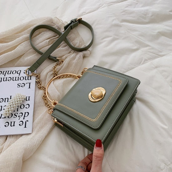 LEFTSIDE Leather Mini Crossbody Bags for Women Summer Shoulder Bag with Short Handle Female Phone Purses and Handbags eprolo