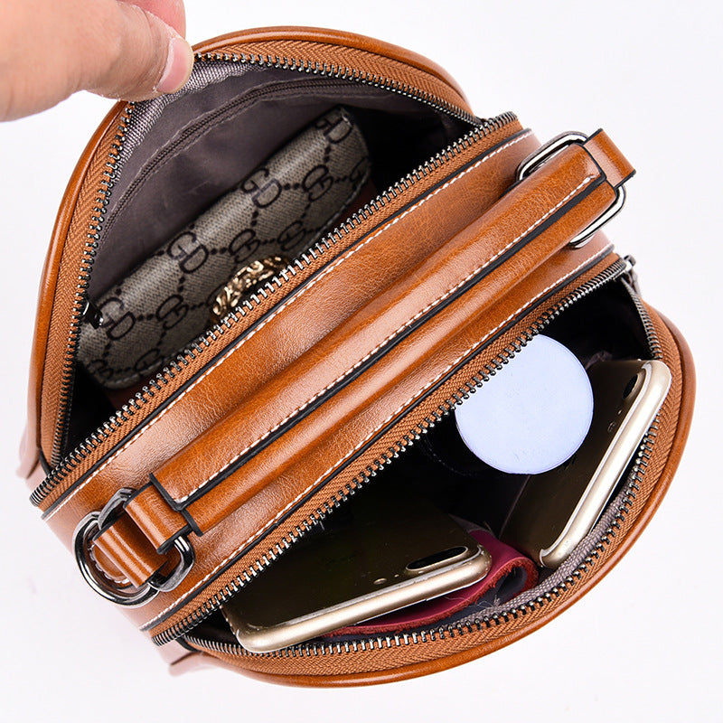 New simple and versatile fashion stitching handbags Cjdropshipping