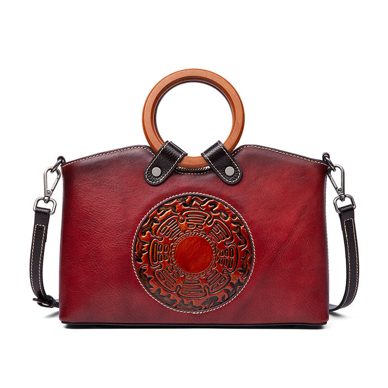 Fashion Vintage Designer Ladies Bags Genuine Leather Womens Handbags For Women Shoulder Bag Cjdropshipping