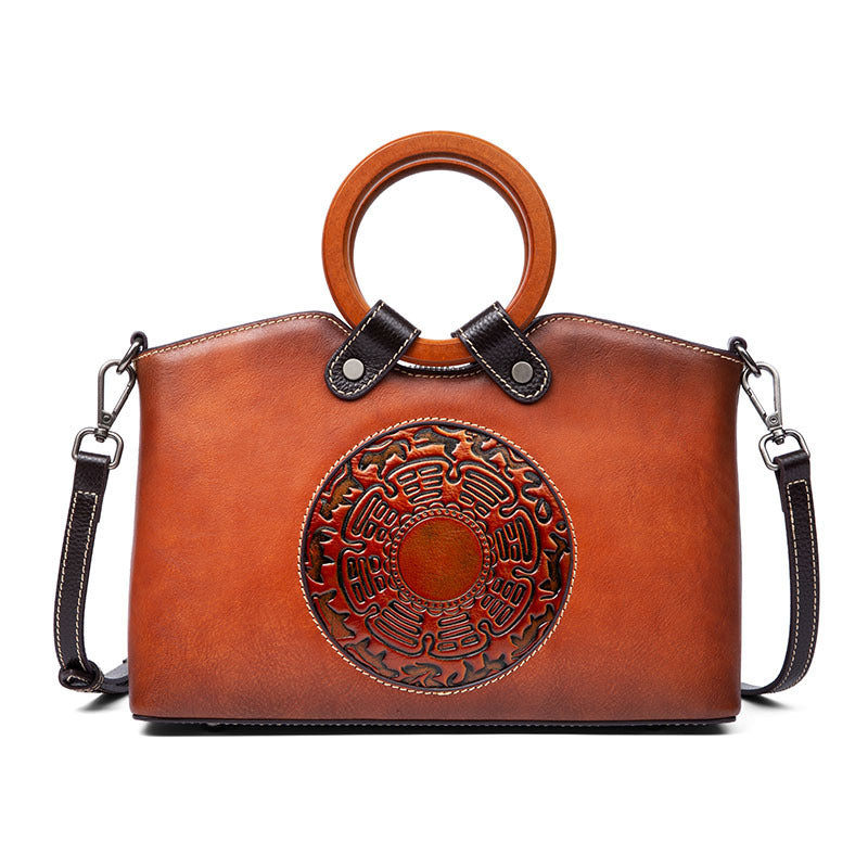 Fashion Vintage Designer Ladies Bags Genuine Leather Womens Handbags For Women Shoulder Bag Cjdropshipping