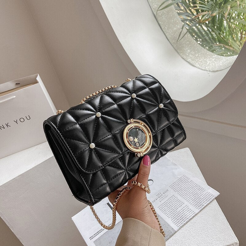 Diamond Lattice Chain Crossbody Bag eprolo
