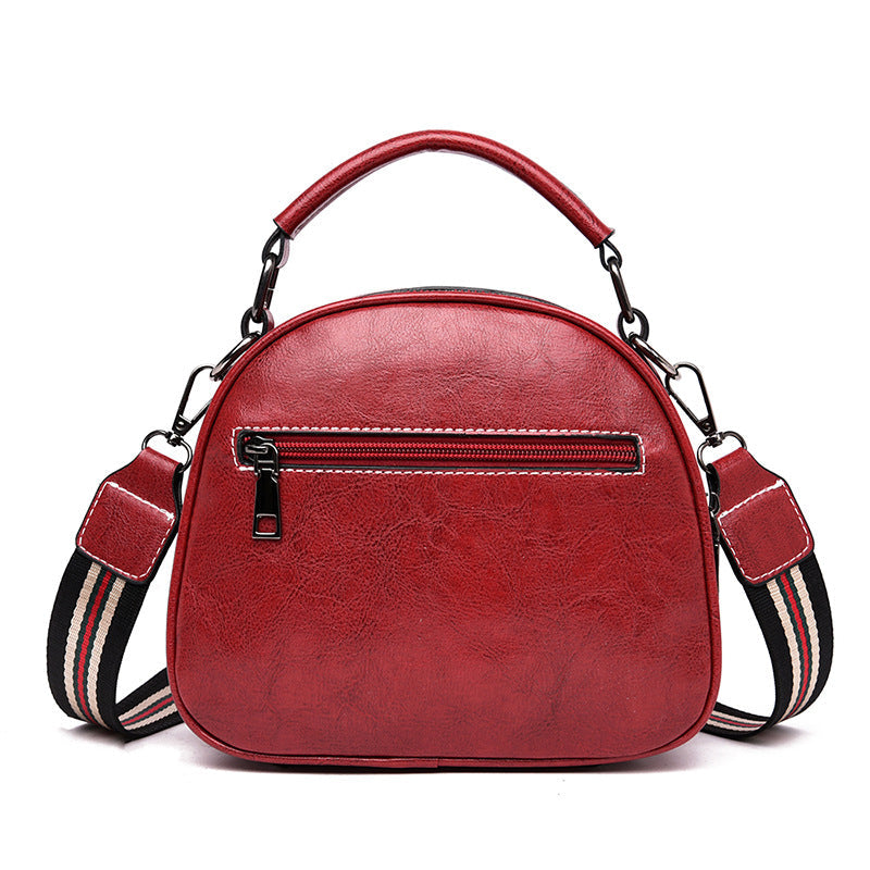 New simple and versatile fashion stitching handbags Cjdropshipping