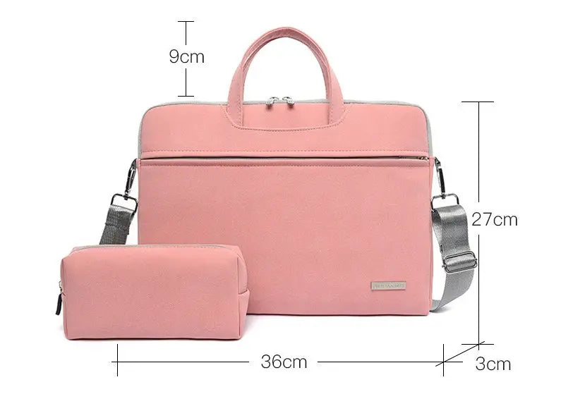 PU Leather Laptop Bag Briefcase Maiden-Art