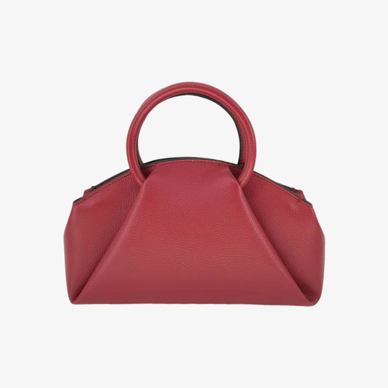 Solid color single-shoulder bag for ladies, beautiful handbag, pleated cloud bag, casual and versatile, hand-held Hypersku