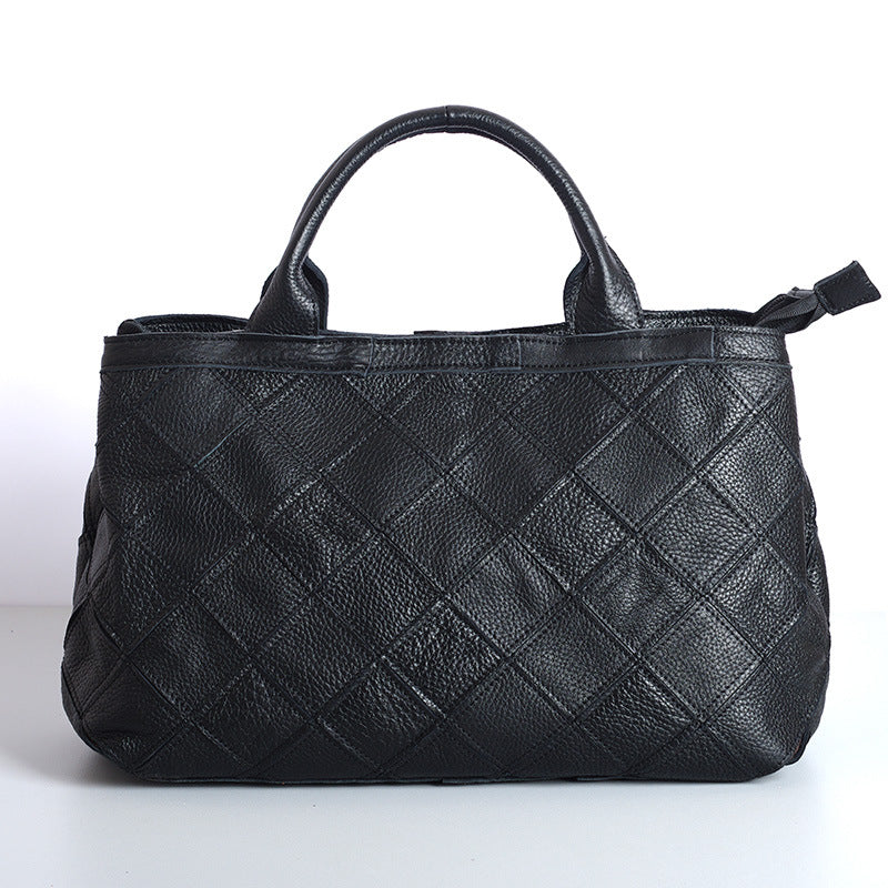 Leather top layer cowhide handbags Cjdropshipping