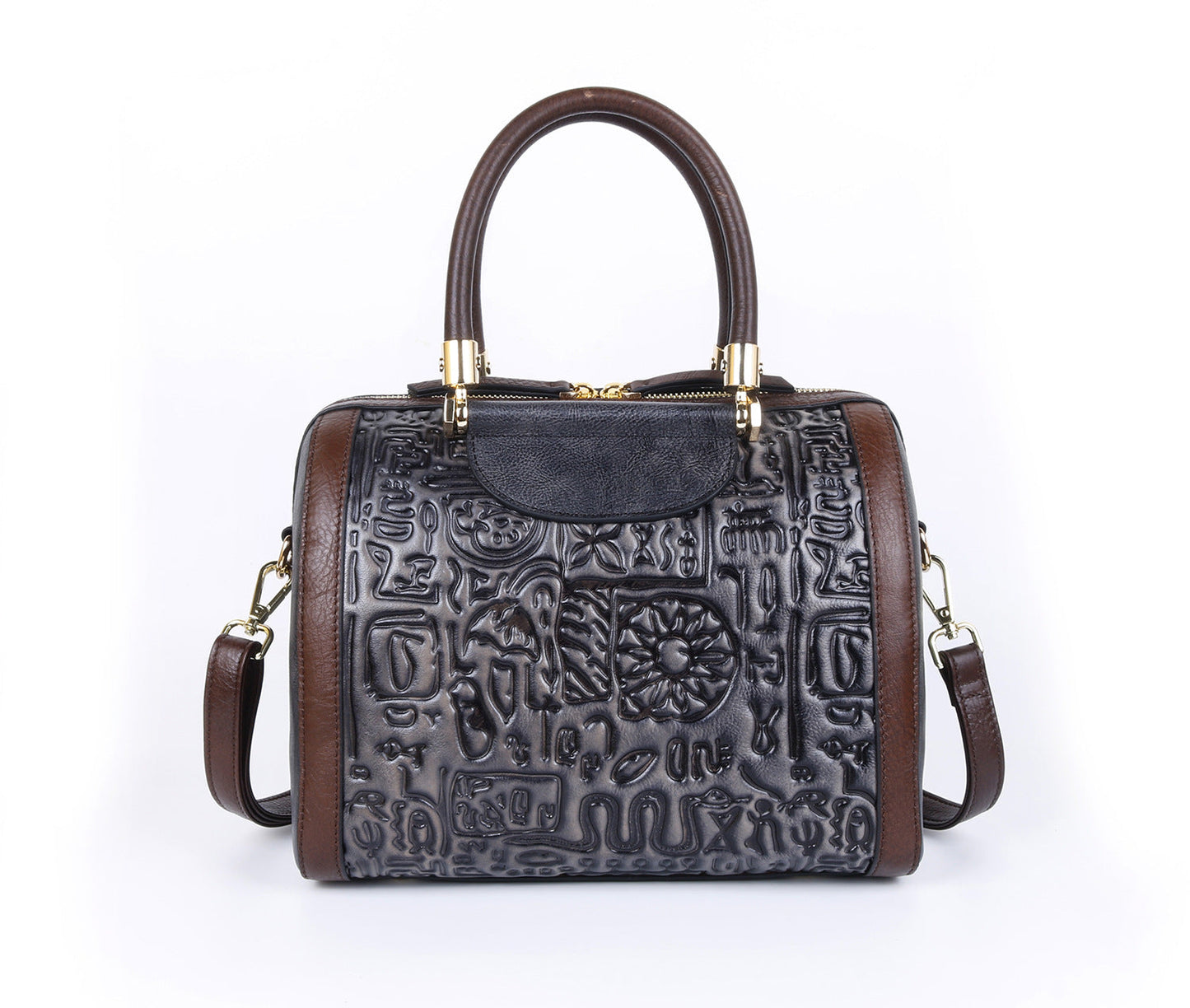 Retro Three-dimensional First Layer Cowhide Shoulder Handbag Cjdropshipping
