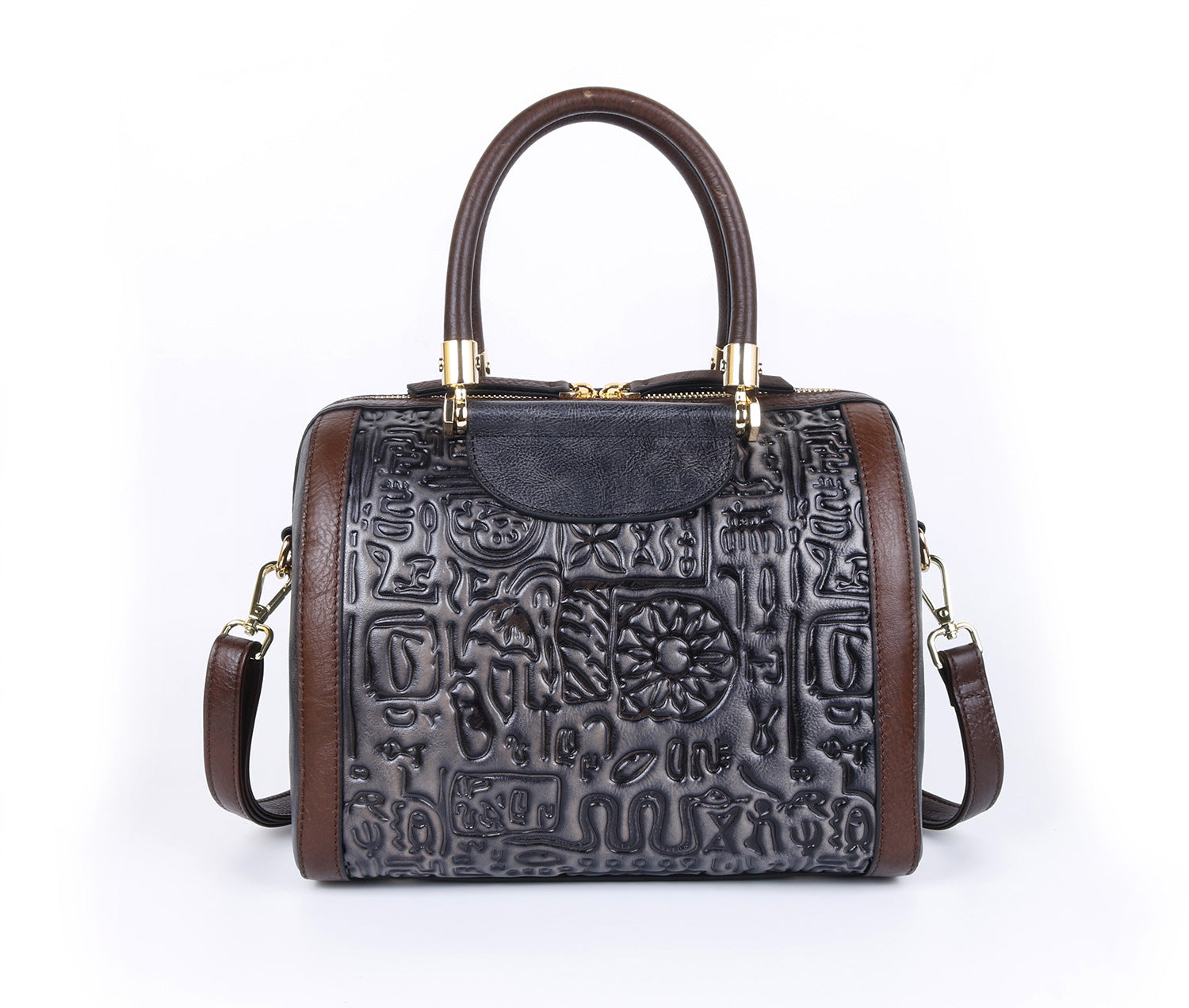 Retro Three-dimensional First Layer Cowhide Shoulder Handbag Cjdropshipping