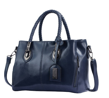 Vintage Oil Wax leather luxury handbags Women Bags Cjdropshipping
