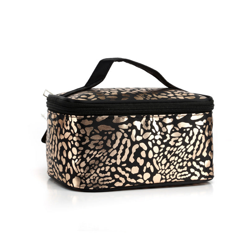 Large Capacity Handbag Leopard Print Cosmetic Bag Cjdropshipping