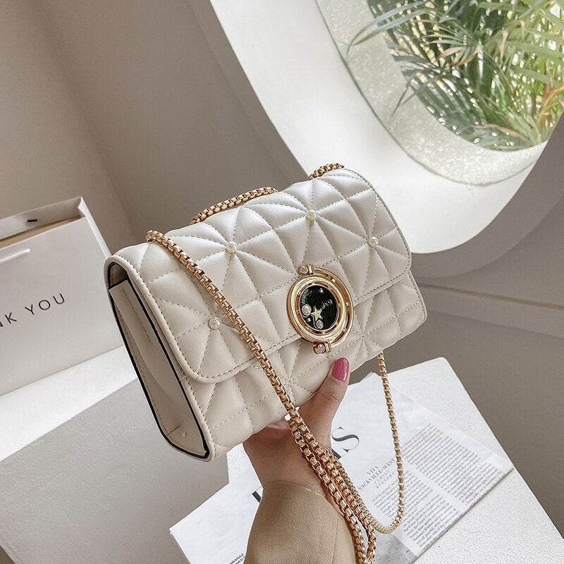 Diamond Lattice Chain Crossbody Bag eprolo