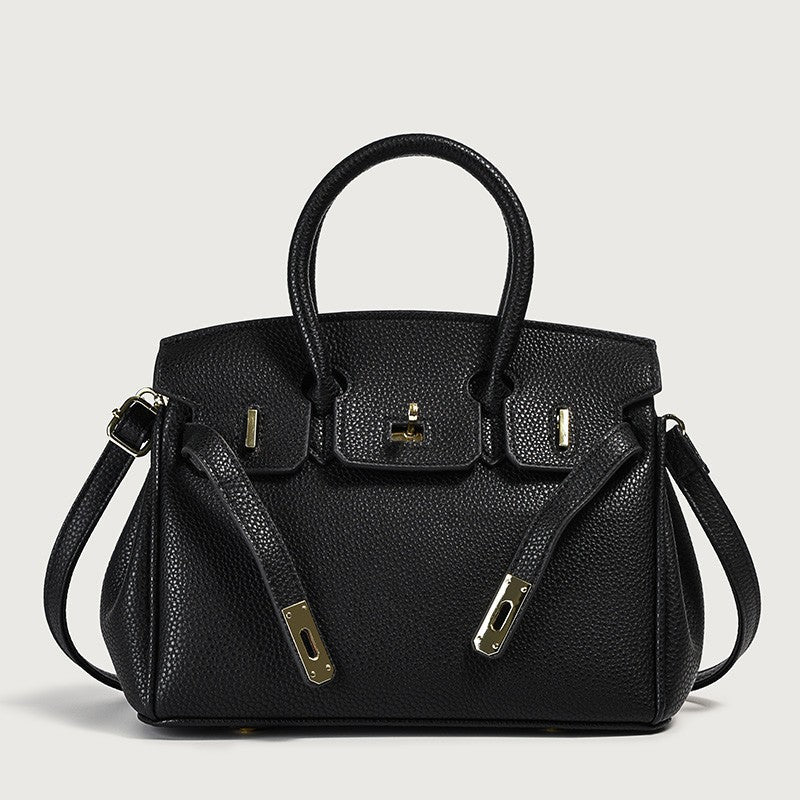 Vegan PU Leather Top Handle Tote eprolo