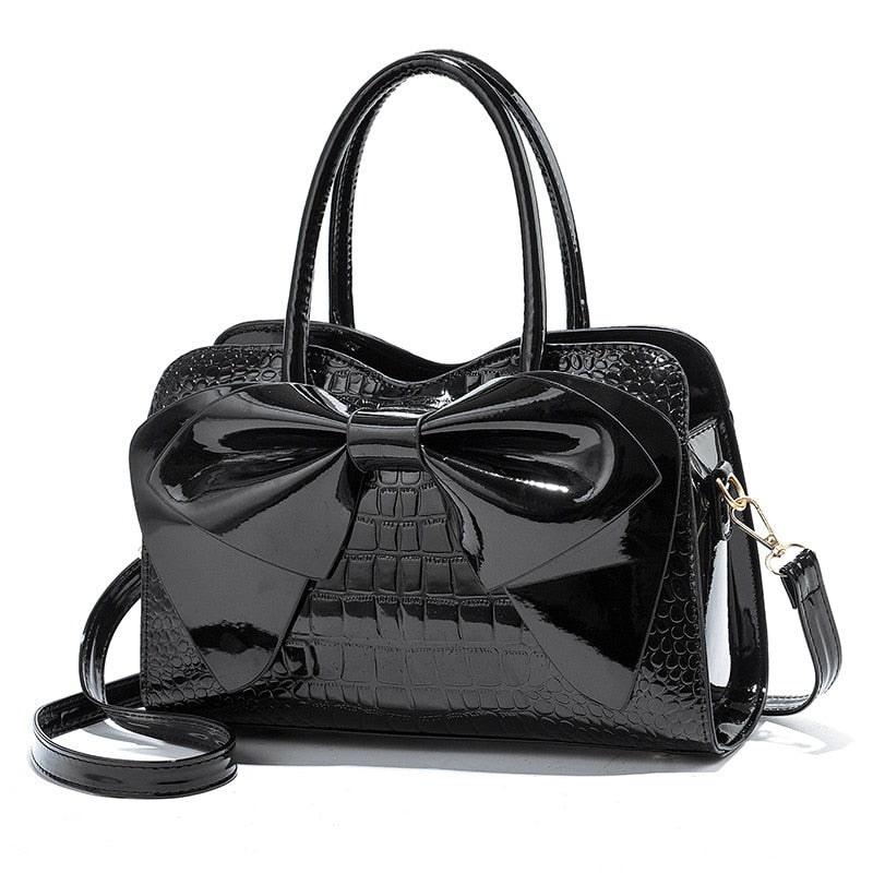 Embroidered Tassel PU Leather Tote Bag eprolo