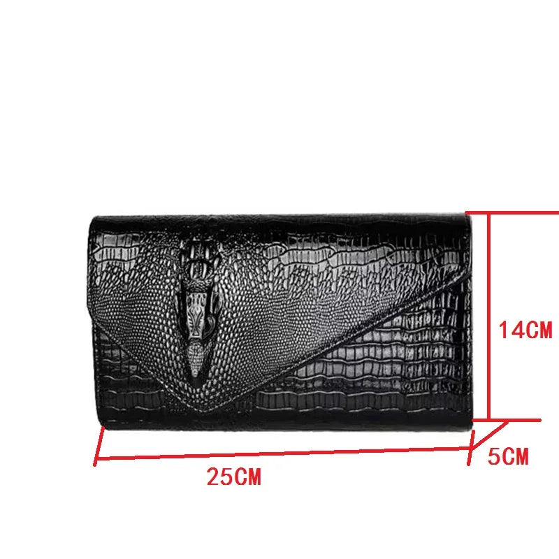 Snakeskin Chain Crossbody Messenger Bag eprolo