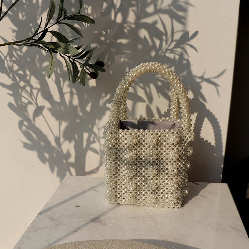 Handmade Pearl Evening Tote Box eprolo