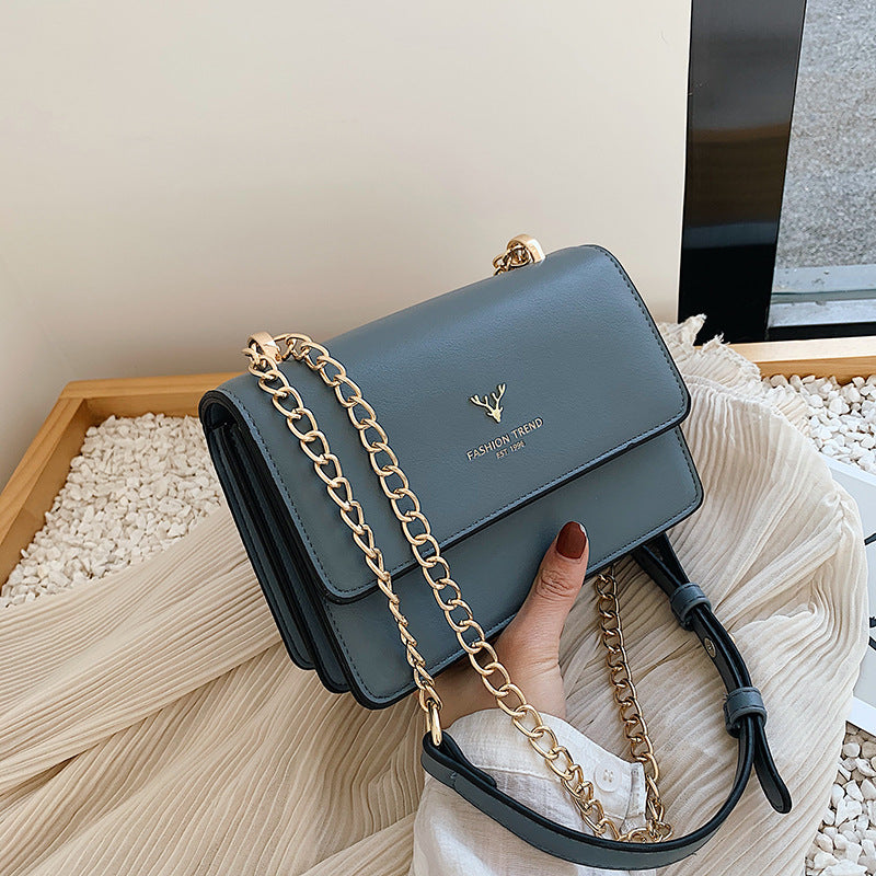 version single-shoulder bag design crossbody bag chain women's bag Chic all square bag for commuting Hypersku