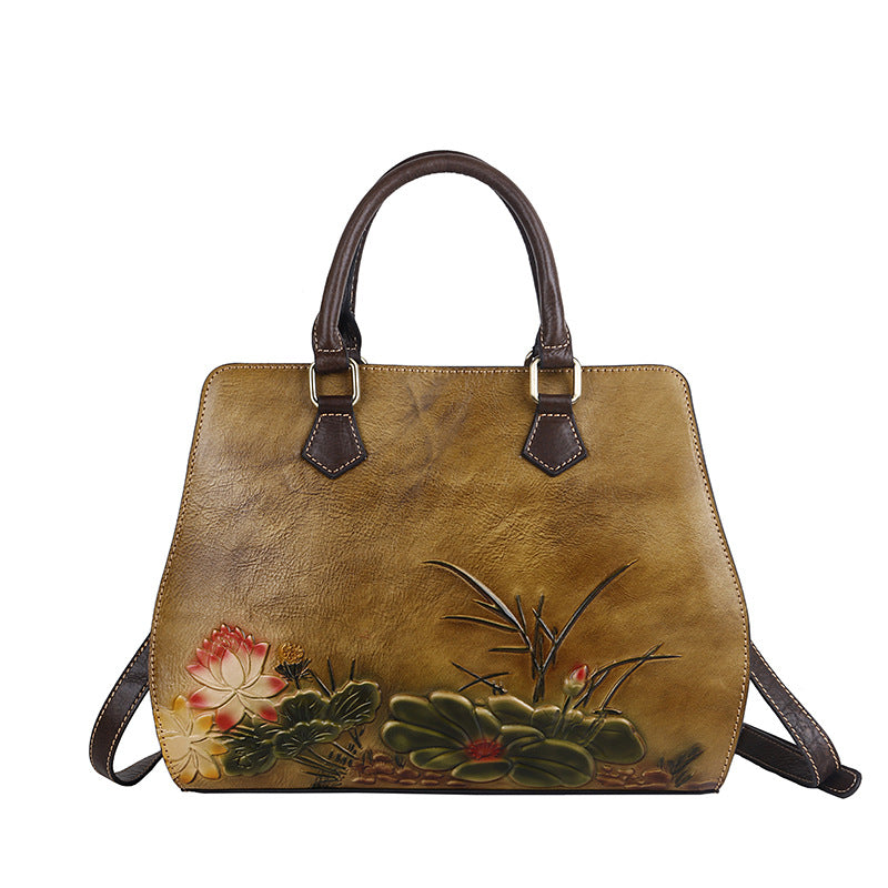 Original first layer cowhide handbags Cjdropshipping