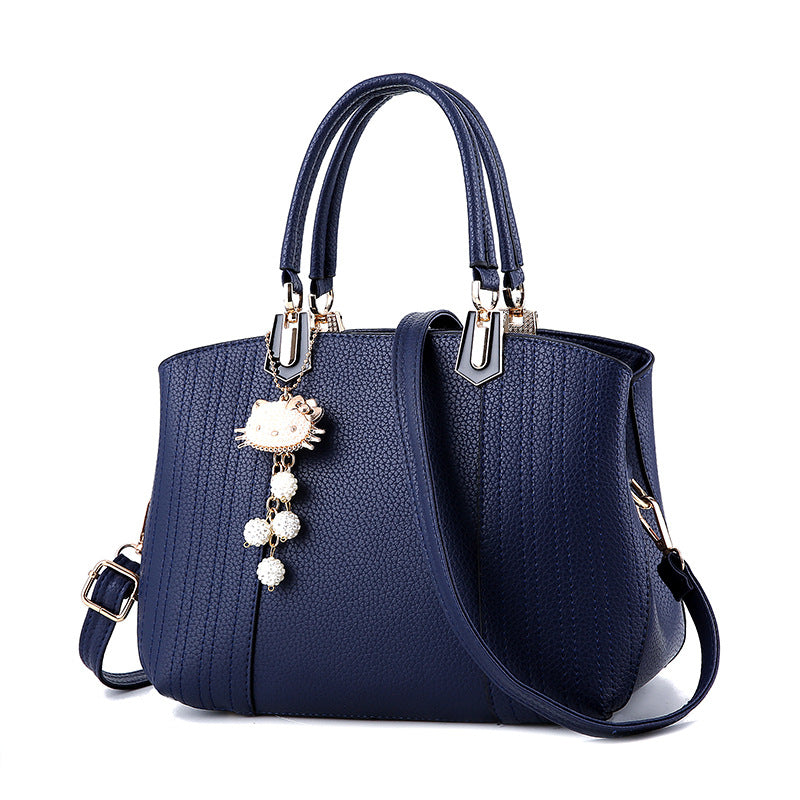 new European fashion handbags handbag PU all-match bag leisure simple messenger backpack one generation Cjdropshipping