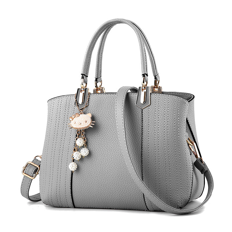 new European fashion handbags handbag PU all-match bag leisure simple messenger backpack one generation Cjdropshipping