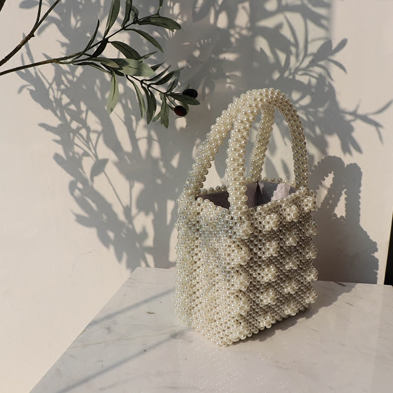Handmade Pearl Evening Tote Box eprolo