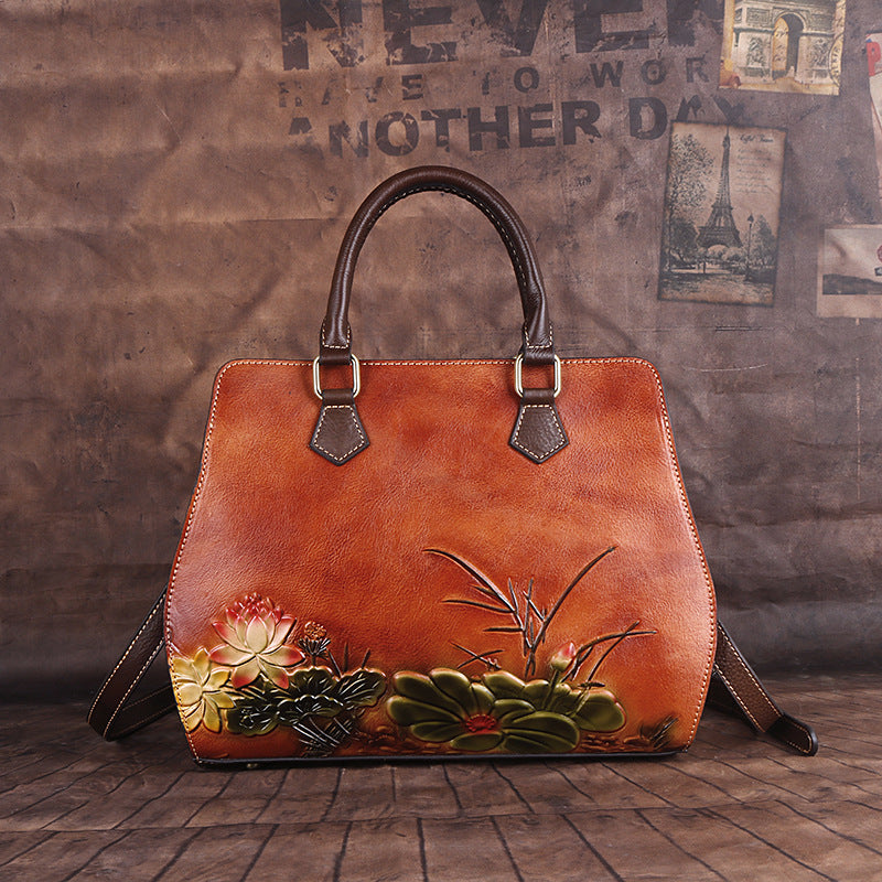 Original first layer cowhide handbags Cjdropshipping