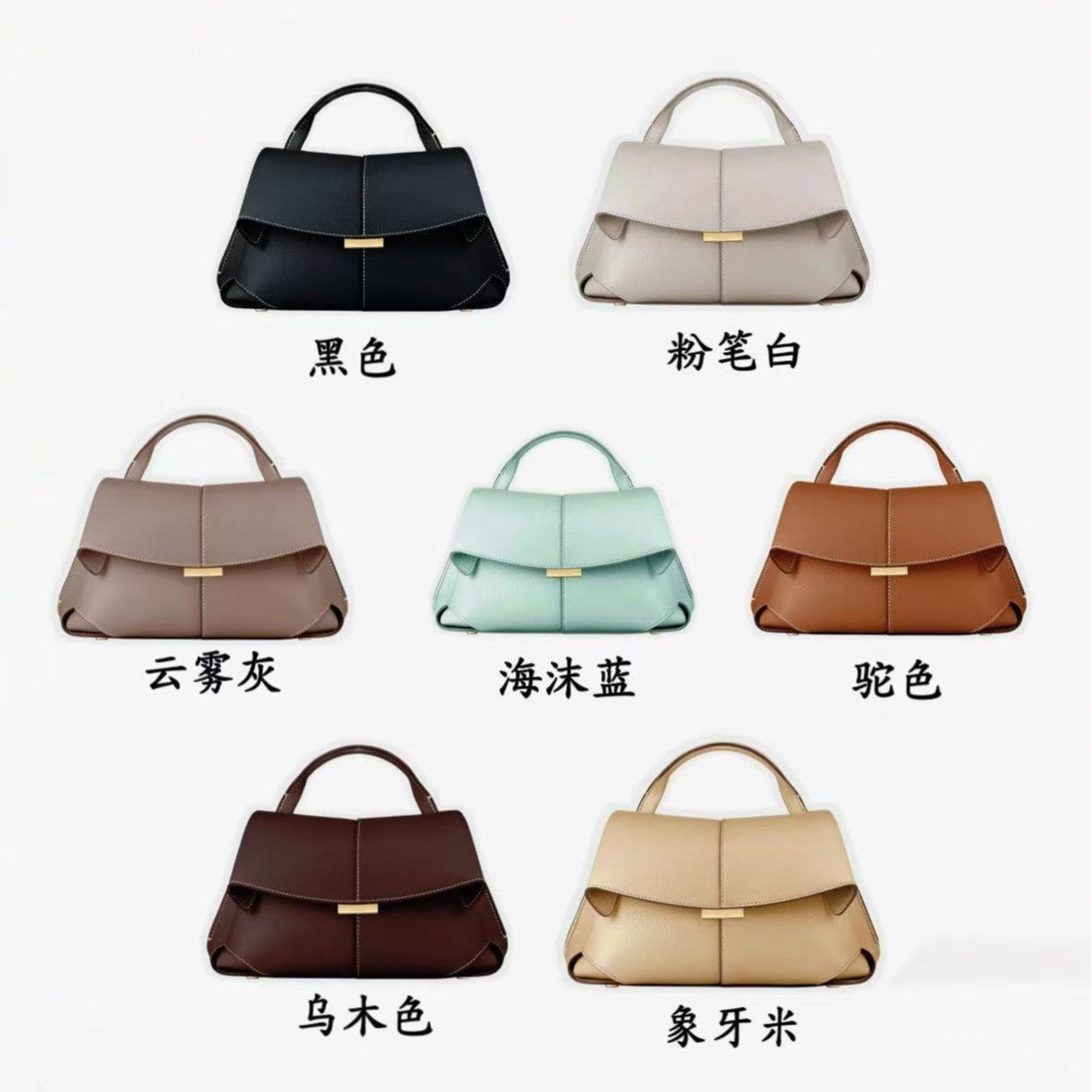 POLENE French ile bag, Polene genuine leather women's bag, high-end pleated handbag, crossbody bag, perfect for women Hypersku