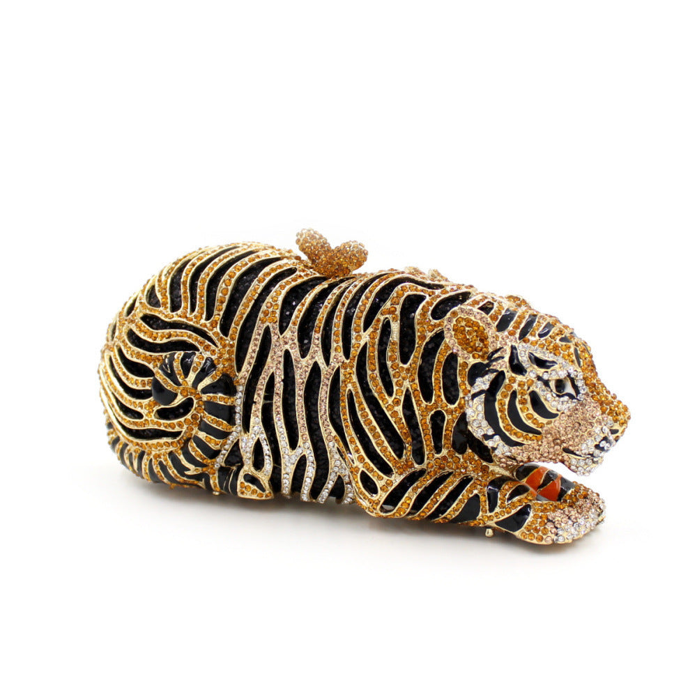 Tiger Rhinestone Metal Crystal Evening Bag Cjdropshipping