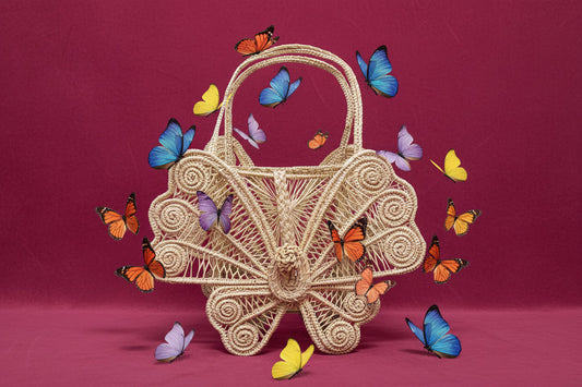 Butterfly Handmade Artisan Handbag Valorie Di Mare