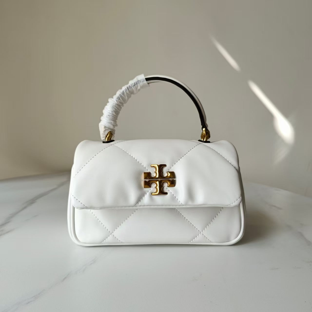 TBKiraDiamond cowhide diamond-shaped chain single-shoulder crossbody organ TB women's bag in contrasting colors Hypersku