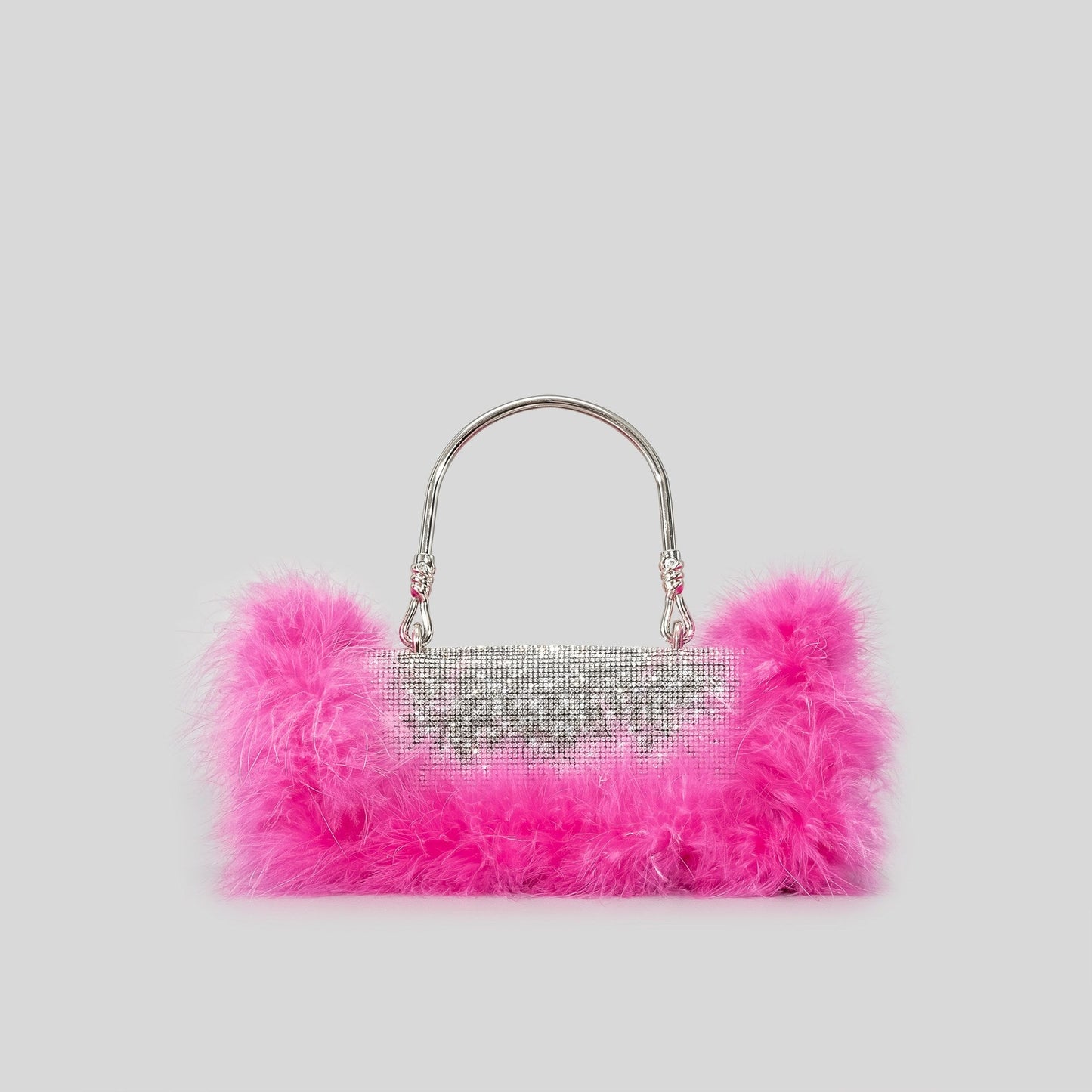 Mink Fur Diamond Dinner Clutch eprolo